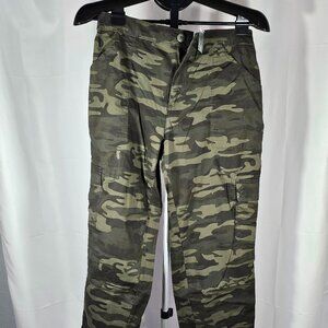 Social Standard Scout Poplin Surplus Pants Camouflage Womens Sz Large NWT